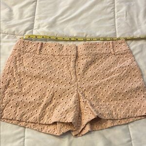 Women's Loft Eyelet Shorts in Pink